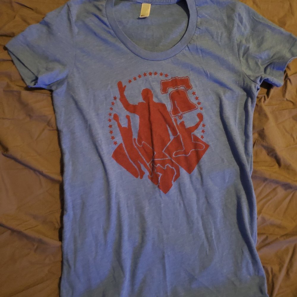 Phillies 50/50 American Apparel T-Shirt Soft Small